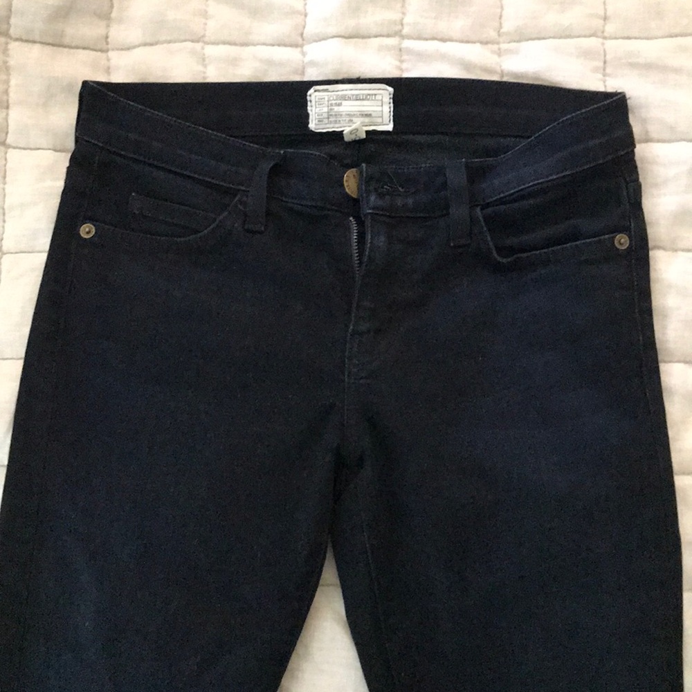 Very dark nearly black jeans